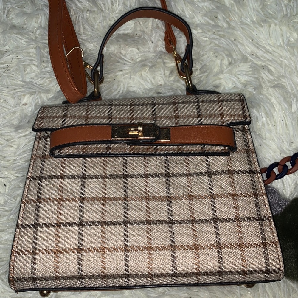 Beige mini bag